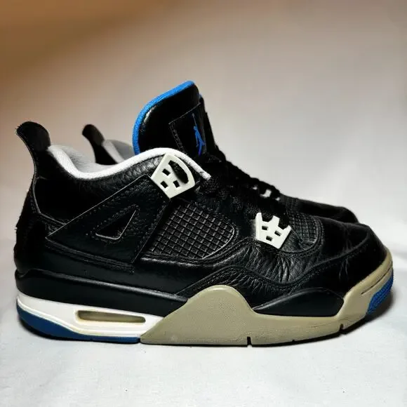 Size 6.5 - Nike Air Jordan 4 Retro BG Motorsports Alternate Men's Shoes - Picture 1 of 8